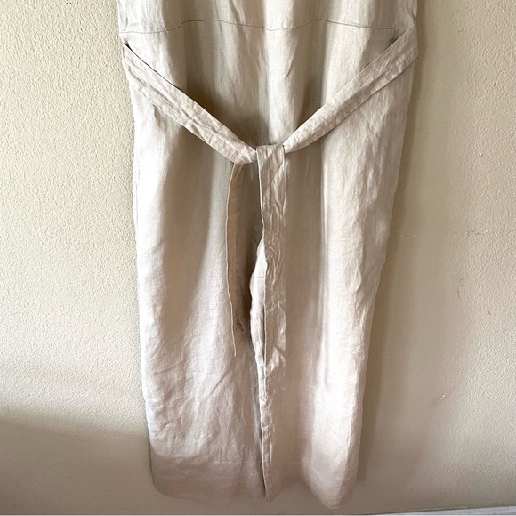 Quince 100% European Linen Square Neck Jumpsuit - Picture 5 of 12